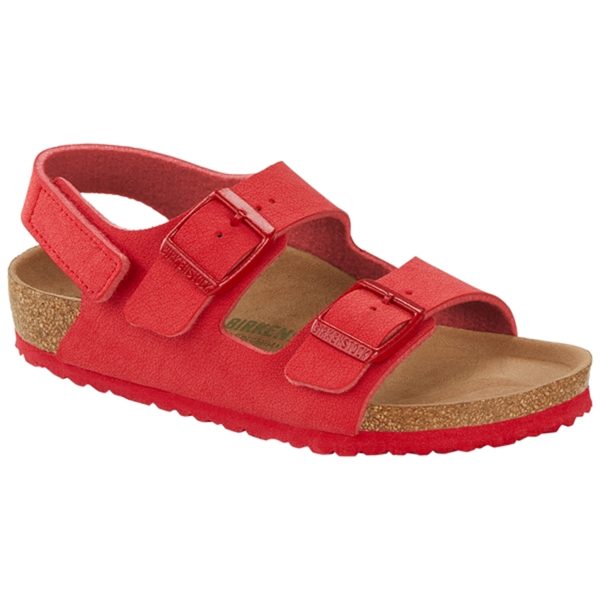 Birkenstock Milano HL K Earthy V. Active Red Sandal Cheap