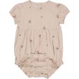 Wheat Embroidery Flowers Victoria Romper Cheap