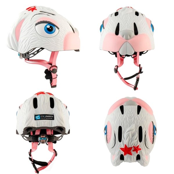 Crazy Safety Kanin Cykelhjelm White Sale