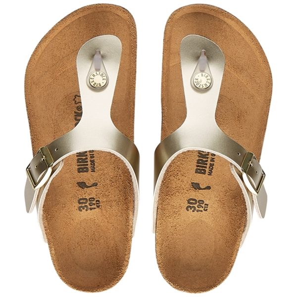 Birkenstock Gizeh Kids Electric Metallic Gold Sandal Fashion