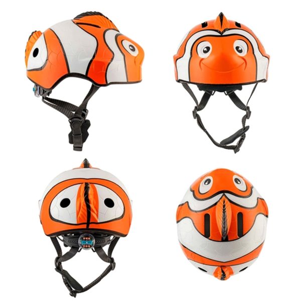 Crazy Safety Fisk Cykelhjelm Orange Online now