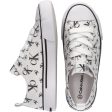 Calvin Klein Logo All Over Low Cut Lace-Up Sneakers White on Sale