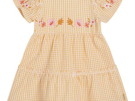 Hust & Claire Mini Kaija Kjole Ochre Online now