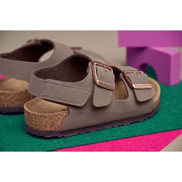 Birkenstock Milano HL Kids Mocha Sandal Discount