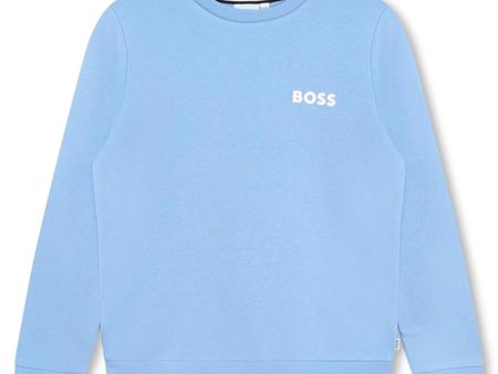 Hugo Boss Sweatshirt Pale Blue Discount