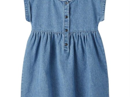 Name it Medium Blue Denim Freja Denim Kjole Cheap