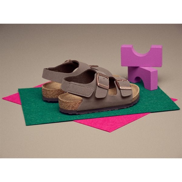 Birkenstock Milano HL Kids Mocha Sandal Discount