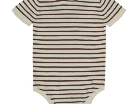 FUB Baby Body Ecru Maroon Fashion