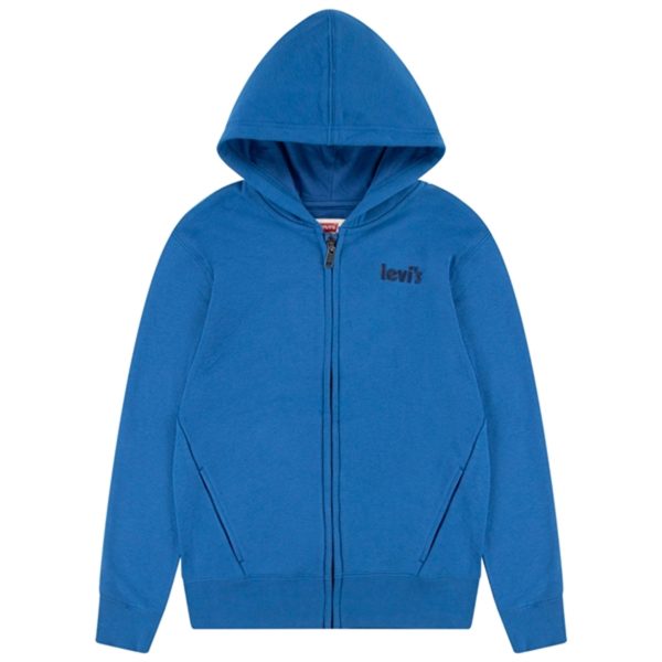 Levi s Logo Full-Zip Hoodie Blue Online now