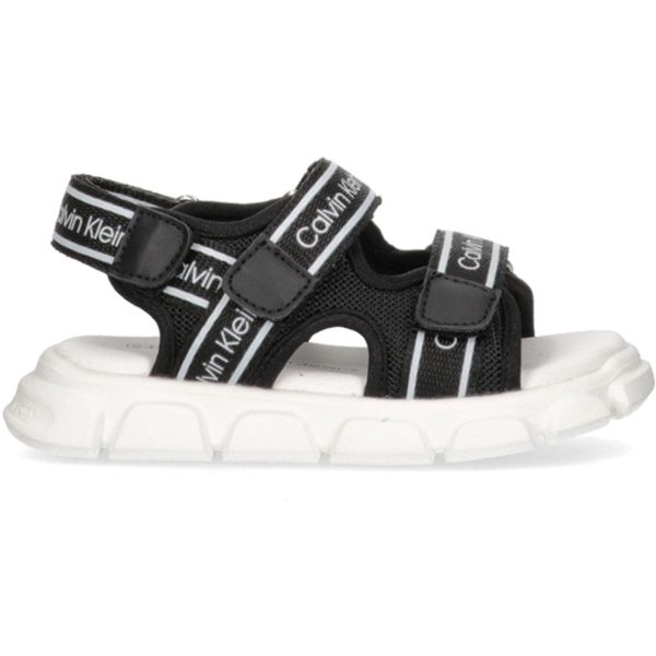 Calvin Klein Velcro Sandal Black Hot on Sale