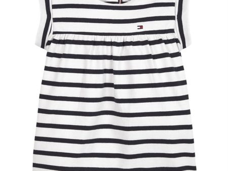 Tommy Hilfiger Baby Striped Kjole Desert Sky Stripe Fashion