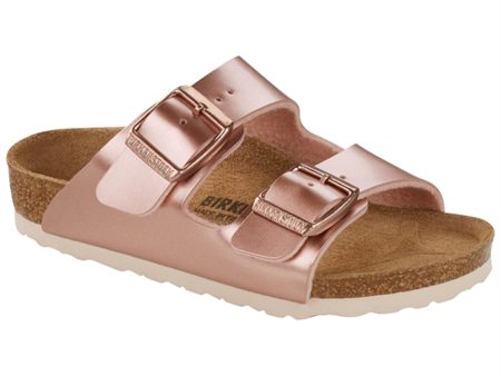 Birkenstock Arizona Kids Electric Metallic Copper Sandal Supply