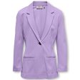 Kids ONLY Purple Rose Poptrash Life Lang Blazer Fashion