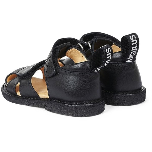 Angulus Begyndersandal M. Velcrolukning Sort Online Sale