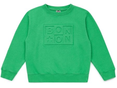 BONTON Vert Chemise Sweatshirt Hot on Sale