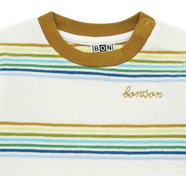 BONTON Rayure Multico Baby T-Shirt Hot on Sale