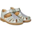 Angulus Sandal M. Velcrolukning Mint Mint glitter Fashion