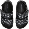 Calvin Klein Logo All Over Velcro Sandal Black Online