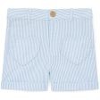 BONTON Rayure Bleue Shorts Online Hot Sale