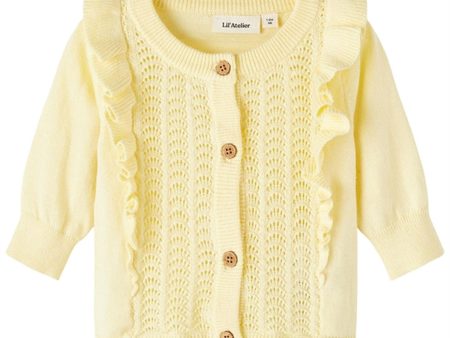 Lil Atelier Double Cream Hija Strik Cardigan Online Hot Sale