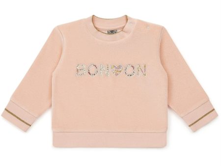 BONTON Rose Coquillage Baby Sweatshirt Online Hot Sale