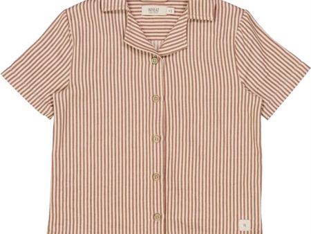 Wheat Vintage Stripe Anker Skjorte Discount