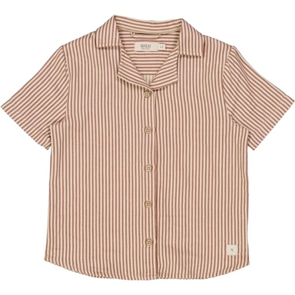 Wheat Vintage Stripe Anker Skjorte Discount