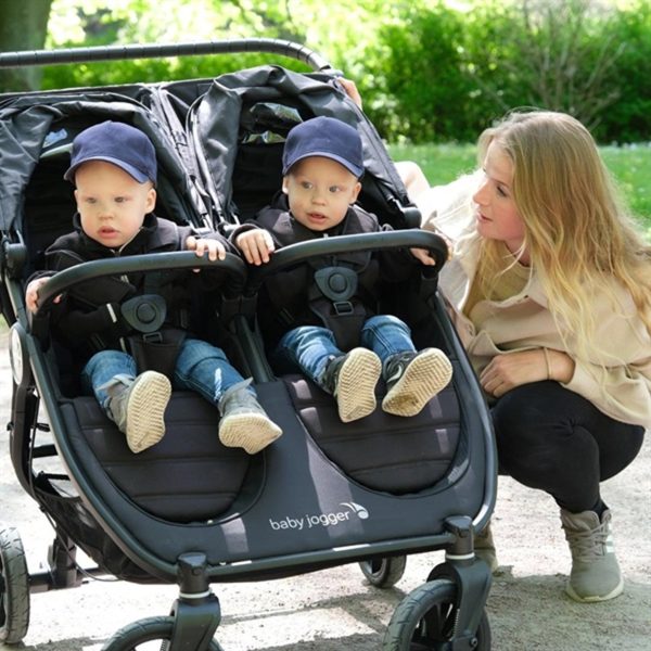 Baby Jogger City Mini GT2 Dobbel Klapvogn Jet Hot on Sale