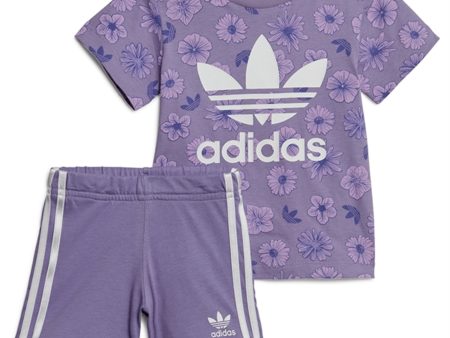 adidas Originals Maglil   Multi Color Shorts Tee Sæt For Discount