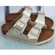 Birkenstock Arizona Kids Electric Metallic Gold Sandal Online now