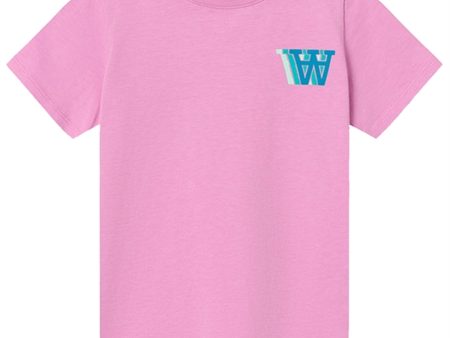 Wood Wood Rosy Lavender Ola Logo T-shirt For Sale